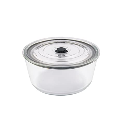 La Opala, Cook Serve Store, Borosilicate Storage Container, Preserve N Store With Vacuum Lid Round 850 Ml, 1 Pc, Transparent For Rs. 193 @ 73 %