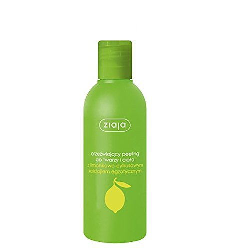 Preisvergleich Produktbild ZIAJA Lime erfrischendes Peeling für Gesicht und Körper, Zitrusfrüchte, exotisches Cocktail, 200 ml