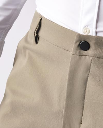 Rhone Gotham Men's Pants, Slim-Fit Mens Casual Pants, Comfortable Stretch Fabric, Work Pants for Men Khaki W31-31L3