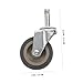 TOYANDONA Replacement Shopping Cart Wheels Kit Universal 2pcs Caster Wheels for Grocery and Laundry Carts Easy Installation Compatible Most Shopping Trolleys