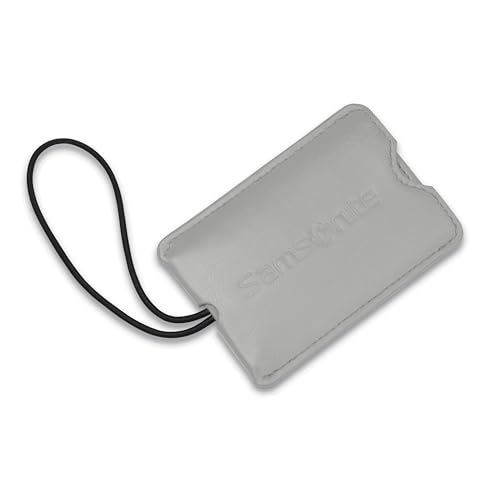 Samsonite 2-Pack Vinyl ID Tags, Light Grey2
