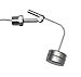Madison M3827-2NO Stainless Steel Normally Opened Side Mounted Liquid Level Float Switch, 30 VA SPST, 1/2" NPT, 50 psig Pressure