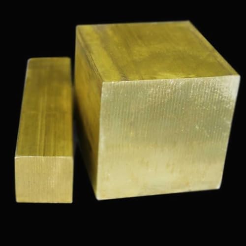 Premium H59 Brass Block - High Hardness Brass Square Bar for Industrial and DIY Applications 1pcs(5x5x200mm)