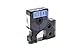 vhbw Ruban compatible avec Dymo LabelWriter Duo, Duo 400, Duo 450 imprimante d'étiquettes 9mm Noir sur Bleu