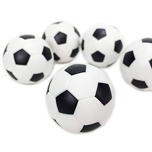 Huji Foosballs Replacement Black And White Mini Soccer Balls (12) #TOP5