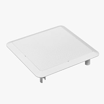 Arandela 6 Polegadas de Embutir Som Ambiente Teto Gesso Quadrada