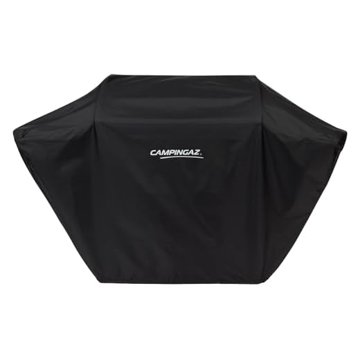 Campingaz BBQ ACCY Grillabdeckung, Wasser- und wetterfest, Kordelzug zur Befestigung 3 Series Classic Grills Schutz vor Sonne, Staub und Regen, Schwarz