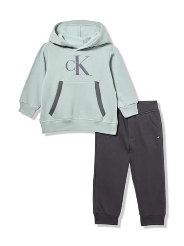 Calvin Klein baby-boys 2pc Fleece Jog Set