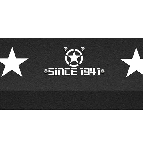 EYOUHZ Stoßstangen-Abdeckung aus Stahl, strukturiert, schwarz, kompatibel mit Jeep Wrangler JK 2007–2018