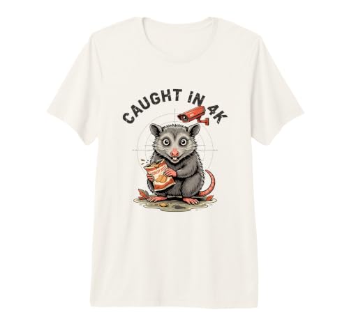 Atrapado en 4k Divertido Bocadillo de zarigüeya Camiseta Premium