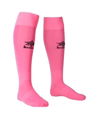 Luanvi Gama Pol |Medias Hombre-Calcetines Futbol, Rosa, Talla L