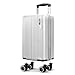 LUGG 40cm Vacay Suitcase ABS Luggage with TSA Indent Lock, Aluminium Trolley Handle, 360° Spinner Wheels, Water-Resistant & Durable Material - Ryanair Underseat Compatible (40 x 20 x 25cm)