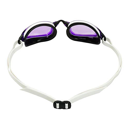 ÓCULOS DE NATAÇÃO PHELPS K180 BRANCO/PRETO - LENTE VIOLETA