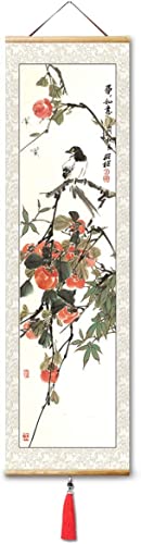 Bel art chinois en rouleau mural japonais pour offrir une décoration murale asiatique