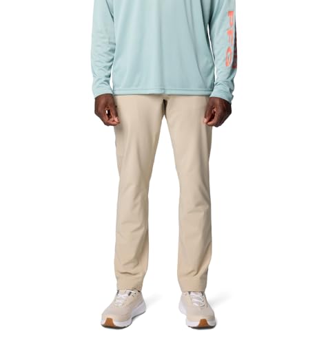 Columbia Men's PFG Terminal Tackle II Casual Pant, Ancient Fossil, 36 x 30