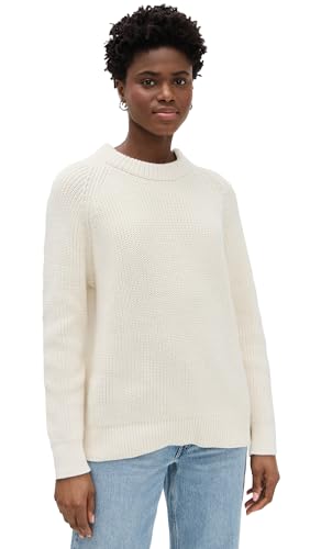 Women's Oversized Cotton Fisherman Sweater