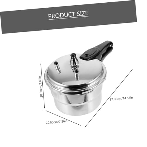 Olla a presión de aluminio 0.01 L Healifty miniatura 2