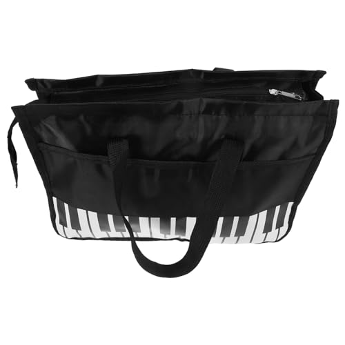 Holibanna Piano Sheet Music Holder Bag Spacious Storage Case for Students Professionals Durable Stylish Horizontal Design for Easy Access