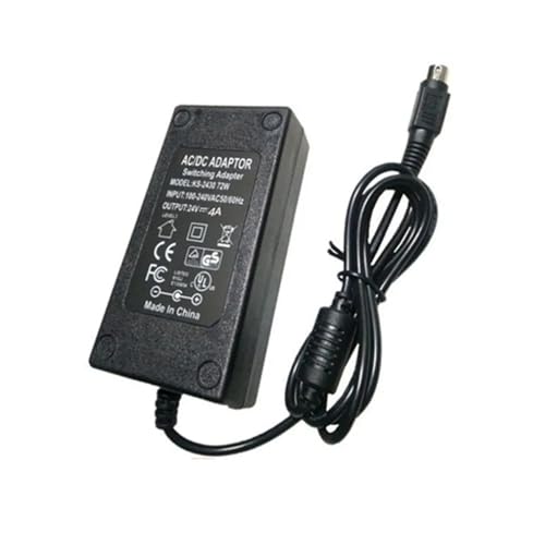Adaptador de CA 24V 4A de 4 pines con enchufe europeo para alimentación estable 2
