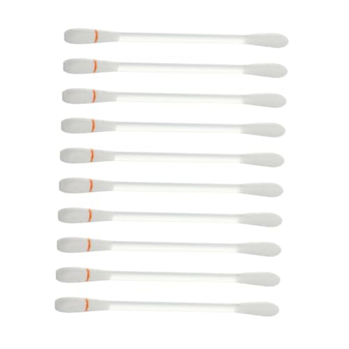 NOLITOY Moisturize Lips Clean Teeth 100pcs Stick Cotton Swabs Break off for Easy Use Tip