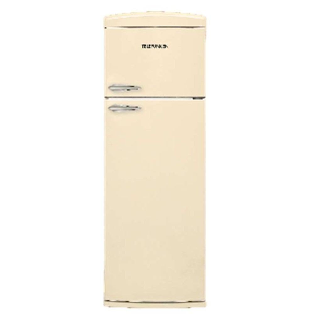 Frigorifero doppia porta 311 LT classe F colore beige retrò - Telefunken TKBM346BREF