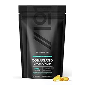 CLA Softgels 1000mg – Conjugated Linoleic Acid (CLA) Tonalin – Diet and Weight Loss Supplement – 60 Softgels – by Alpha01