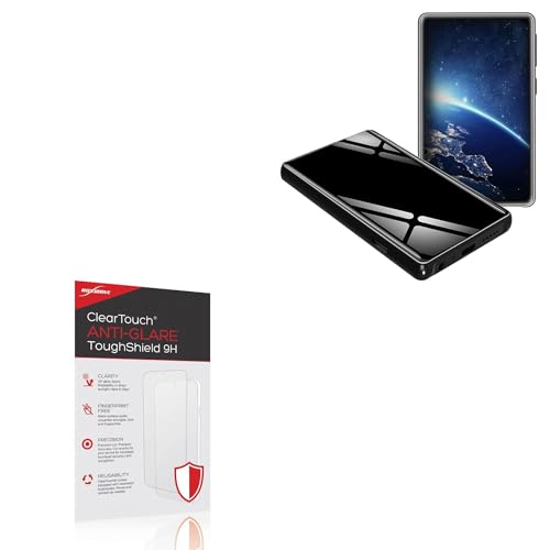 BoxWave Screen Protector Compatible With PtevSoh MP4 Player (8GB) - ClearTouch Anti-Glare ToughShield 9H (2-Pack), Anti-Glare 9H Tough Flexible Film Screen Protector