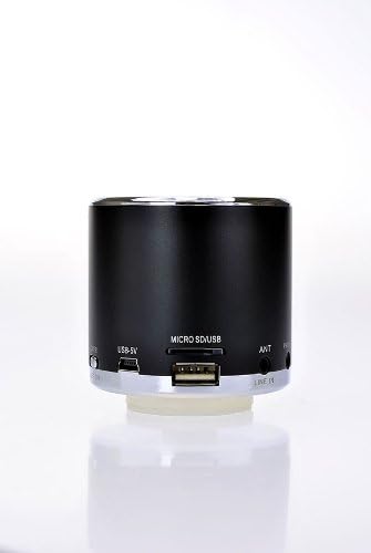 hsini Portable Mini Music SD USB Speaker for PC Mobile Phone MP3 Player - Retail Packaging - Black