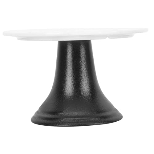 DECHOUS Retro Ceramic Cake Stand Dessert Display Holder for Parties Easy Assembly Elegant Design for Celebrations and Home Decoration and Easy to Clean