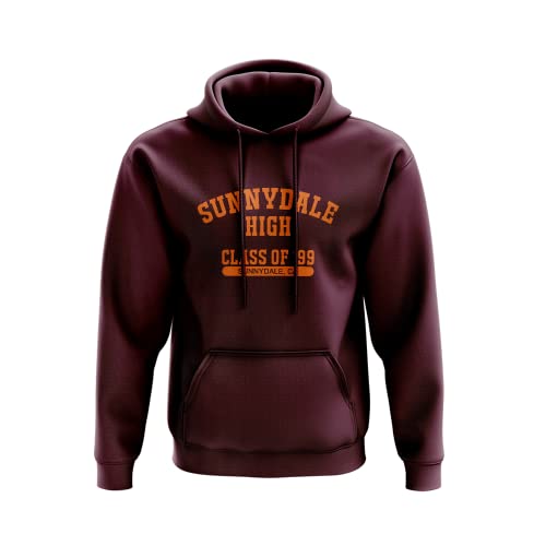 SUNNYDALE High Class Of 99 College Hoodie Jumper - Buffy The Vampire Slayer Anniversary Sweater (M)