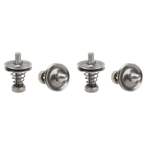 4pcs Thread Tension Assembly, Industrial Sewing Machine Thread Tension Regulator Assembly1.4x0.4in Thread Tension Yarn Trapper Thread Clamp Thread Guide for Sew Machine Accessory
