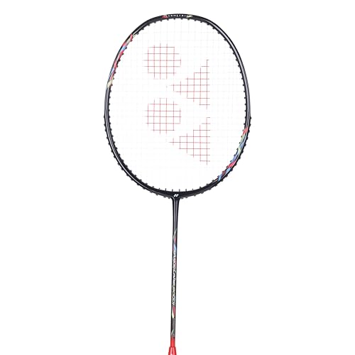 Image of YONEX Nanoflare 8000i Badminton Racquet (Black Red) Strung | G4 Grip | Full Cover