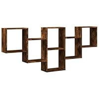 vidaXL Wandschap 159x18x66 cm bewerkt hout wit, wandplank, wandrekje