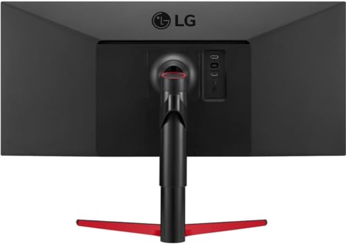 Image of LG 34 inch UltraWide Monitor, 75Hz, 1ms, FHD IPS 21:9 (2560x1080) VESA Display HDR 400, AMD FreeSync, 3-Side Virtually Borderless Display, USB Type-C Connectivity, Black, with 5ave HDMI Cable