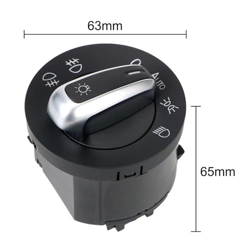 Commande de phare Scirocco Tiguan commutateur rotatif feux de position de remplacement - 7