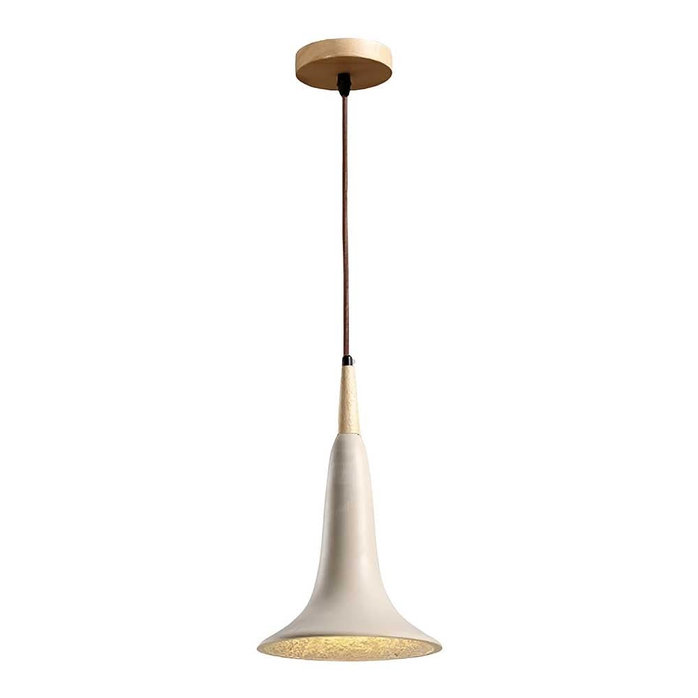 Lámpara colgante de cemento gris con cable ajustable y base E27 8
