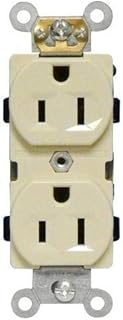 Morris 82195, 15Amp 125V Ivory Industrial Grade Duplex Receptacle (Pack of 48 pcs)