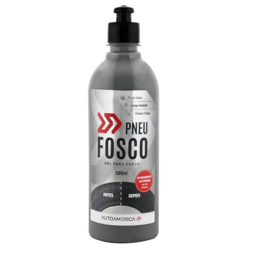 Pretinho de Pneus longa duração Pneu Fosco 500ml Autoamerica