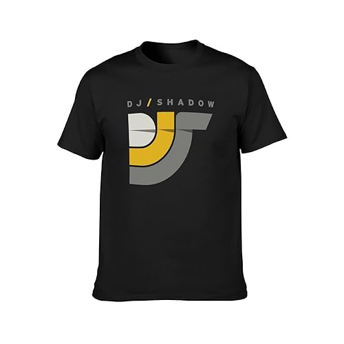 Photo de DJ Shadow T-Shirt Men Round Neck Clothing Black S