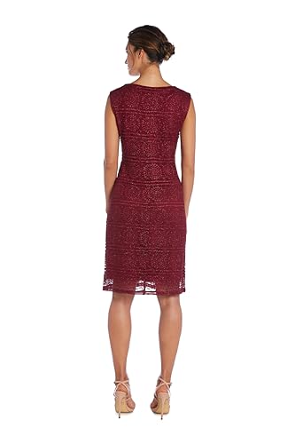 R&M Richards Womens Plus Knee-Length 2PC Two Piece Dress4