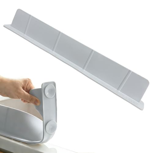 QQdou Kitchen Sink Splash Guard Upgraded Version 52cm Silicone Water Splash Guard With Suction Cup Reusable Splash Protector for Faucet Washing Dishes Kitchen Sink