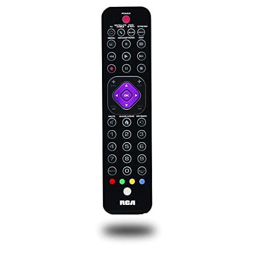 RCA 4 Device Remote Control - Universal Ultra Slim 4 Device Remote Control Platinum Pro. for TV, DVD, Cable, Satellite, Streaming Devices and Audio/Soundbar; Fully Backlit Keys RCRTBL04BE