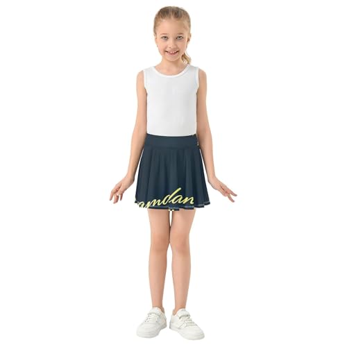 Athletic Shorts for Girls Skorts Skirts with Shorts Clothes School Skirt Golden Ramadan Lanterns 3t3
