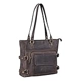 AUF EINEN BLICK: Abmessungen (LxBxH): 36 x 10 x 33 cm | Modell: Liara | Material: Leder | Lederart: Rindsleder | Gewicht: 1350 Gramm | Hersteller: STILORD | Kompatibilität: Gepolstertes Laptopfach für 13 - 13,3 Zoll MacBooks (33 x 25 cm) | Ungepolstertes Hauptfach für schmale DIN A4 Ordner und für 15 Zoll Notebooks (35 x 27 cm)