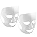 Produktbild FRCOLOR Wiederverwendbare Silikon-Maske 2pcs Verhinderung der Verdunstung des Wesens der Masken-Dampf-Maske