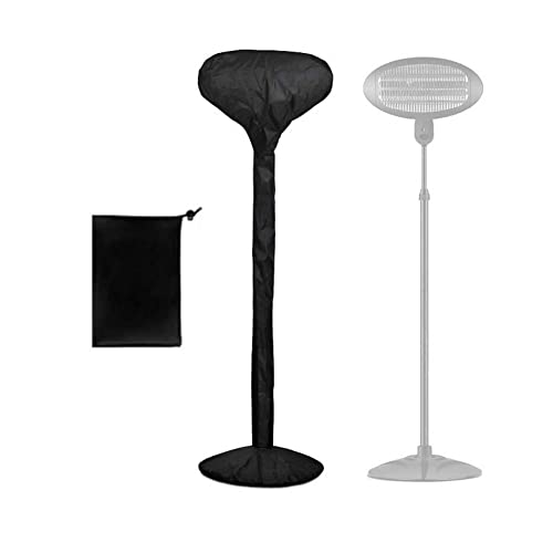 Umerk Outdoor heater cover Gas Heater Cover Outdoor Terrace Outdoor Garden Round Dome Vertical (Color : Black noir)