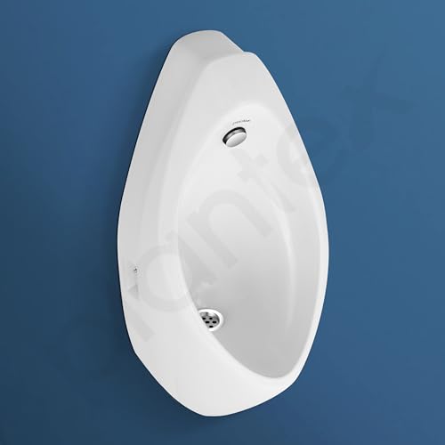 Image of Plantex Ceramic Premium Wall Mount Large Urinal Pot For Gents /Male /Boy /Men Toilet For Washroom-(White,Uero)