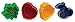 Norpro 3257 Pie Topper Cutters Cookie Stamp, Set of 4