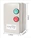 QCX5-22 Single Phase Magnetic Motor Starter 220V 7.5KW Push Button Control Switch Electric Motor Controller With Overload Protection For Industrial Equipment(4000W)