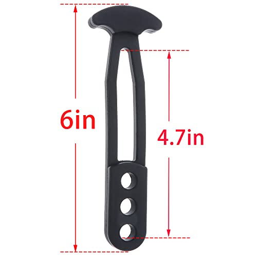 2 Pcs Boat Telescoping Ladder Strap, 3 Adjustable Mounting Holes for 2 Step 3 Step Ladder(M)